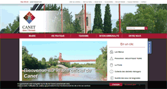 Desktop Screenshot of canet-herault.com
