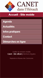 Mobile Screenshot of canet-herault.com
